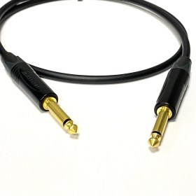 15m профессиональный инструментальный аудио кабель Jack - Jack 6.3 mm mono Neutrik GOLD Jack - Jack 6.3 mm mono